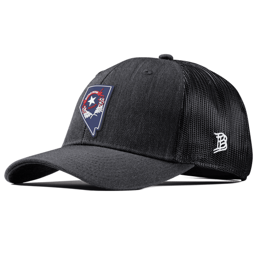 Nevada Patriot Series Curved Trucker Charcoal