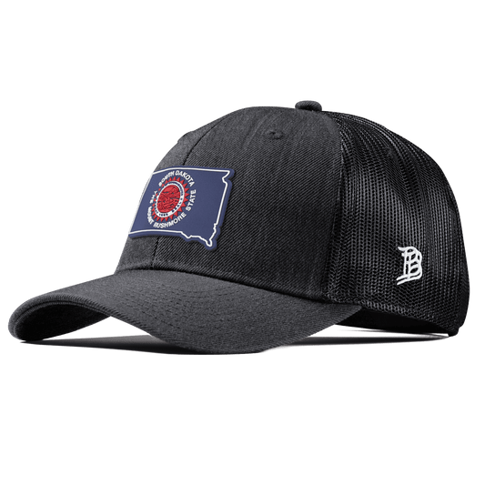 South Dakota Patriot Series Curved Trucker Charcoal