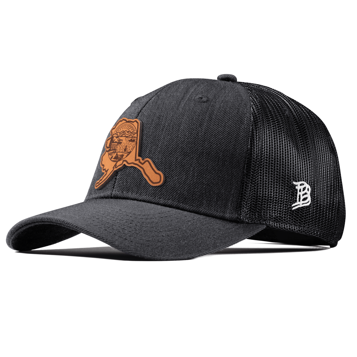 Alaska 49 Curved Trucker Charcoal