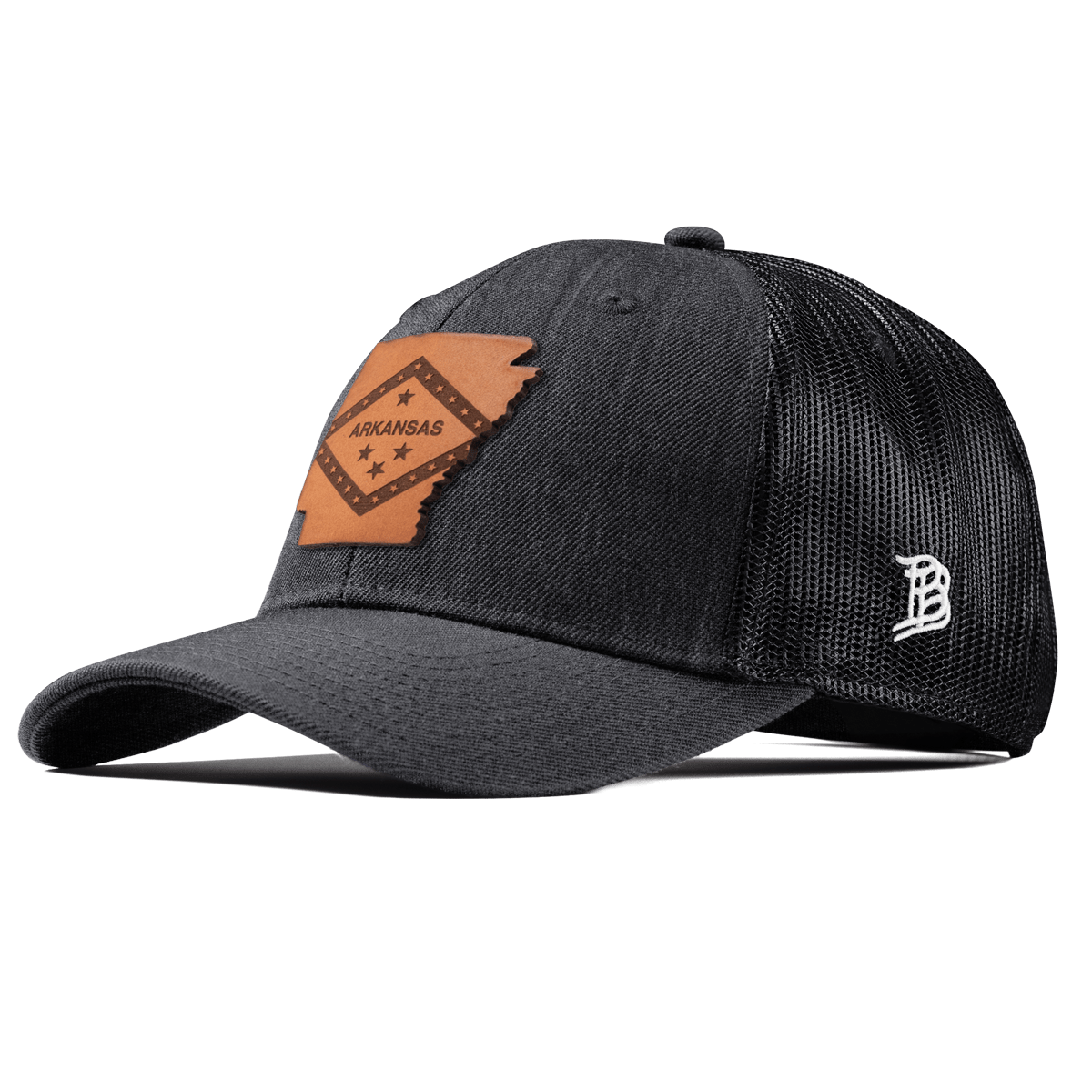 Arkansas 25 Curved Trucker Charcoal