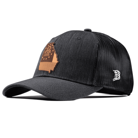 Georgia 4 Curved Trucker Charcoal