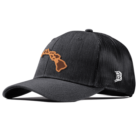 Hawaii 50 Curved Trucker Charcoal