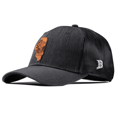 Illinois 21 Curved Trucker Charcoal