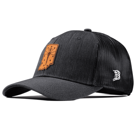 Indiana 19 Curved Trucker Charcoal