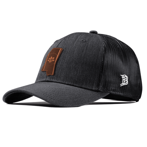 Mississippi 20 Curved Trucker Charcoal