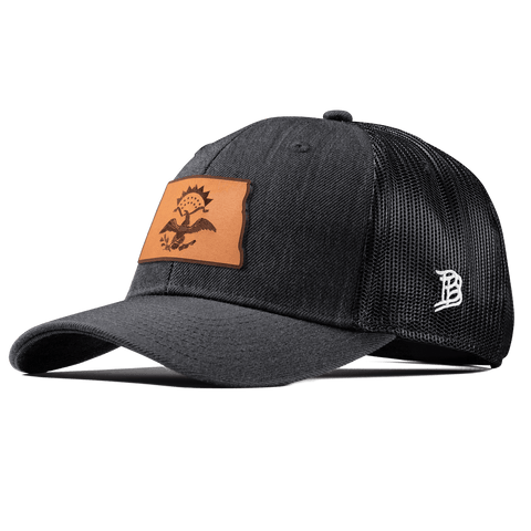 North Dakota 39 Curved Trucker Charcoal