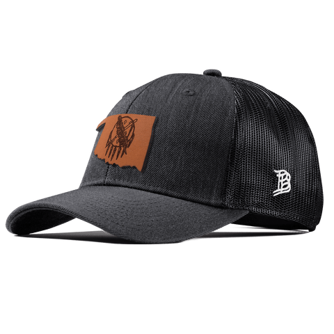 Oklahoma 46 Curved Trucker Charcoal