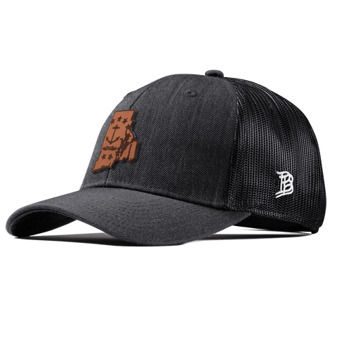 Rhode Island 13 Curved Trucker Charcoal
