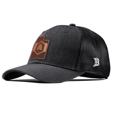 Utah 45 Curved Trucker Charcoal