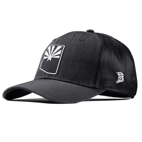 Arizona Vintage Curved Trucker  Charcoal