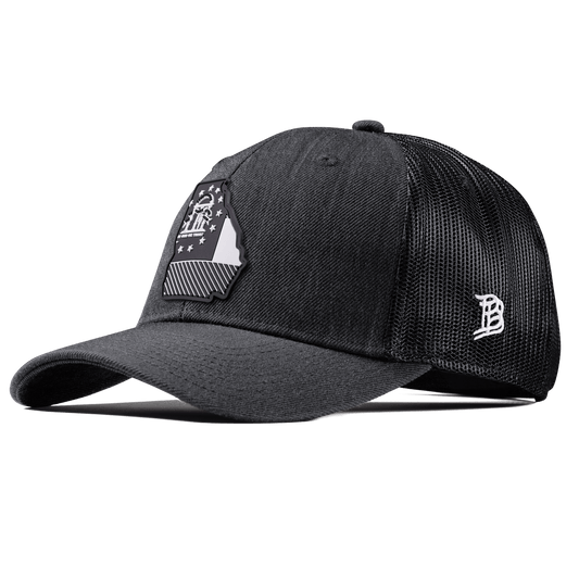 Georgia Vintage Curved Trucker  Charcoal