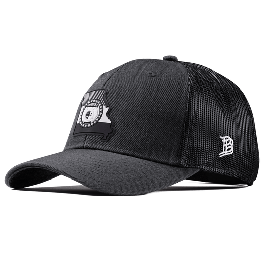 Missouri Vintage Curved Trucker  Charcoal