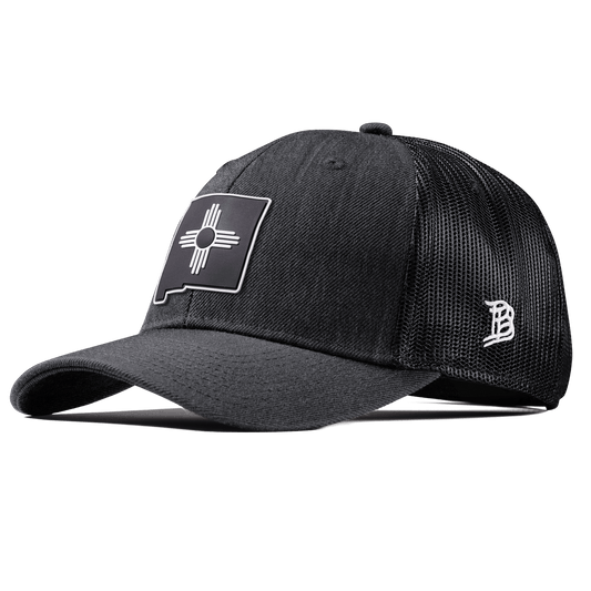 New Mexico Vintage Curved Trucker  Charcoal