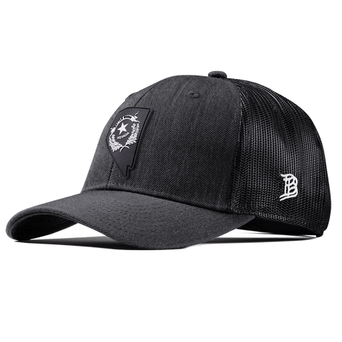 Nevada Vintage Curved Trucker  Charcoal