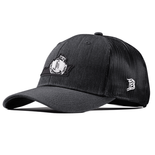 Virginia Vintage Curved Trucker  Charcoal