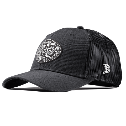 Virginia Traveler Curved Trucker Charcoal