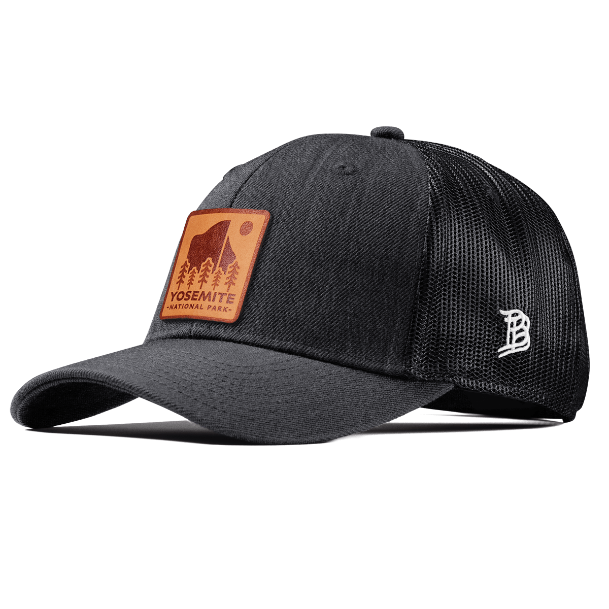 Yosemite National Park Curved Trucker Charcoal