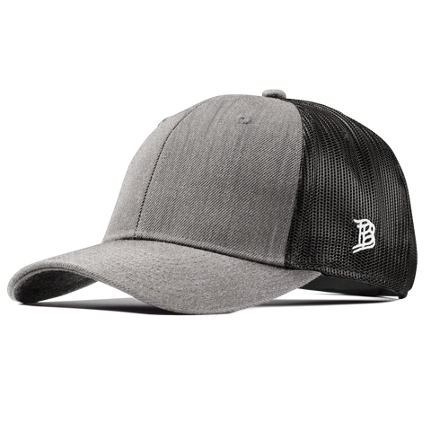 Bare Curved Trucker Heather Gray