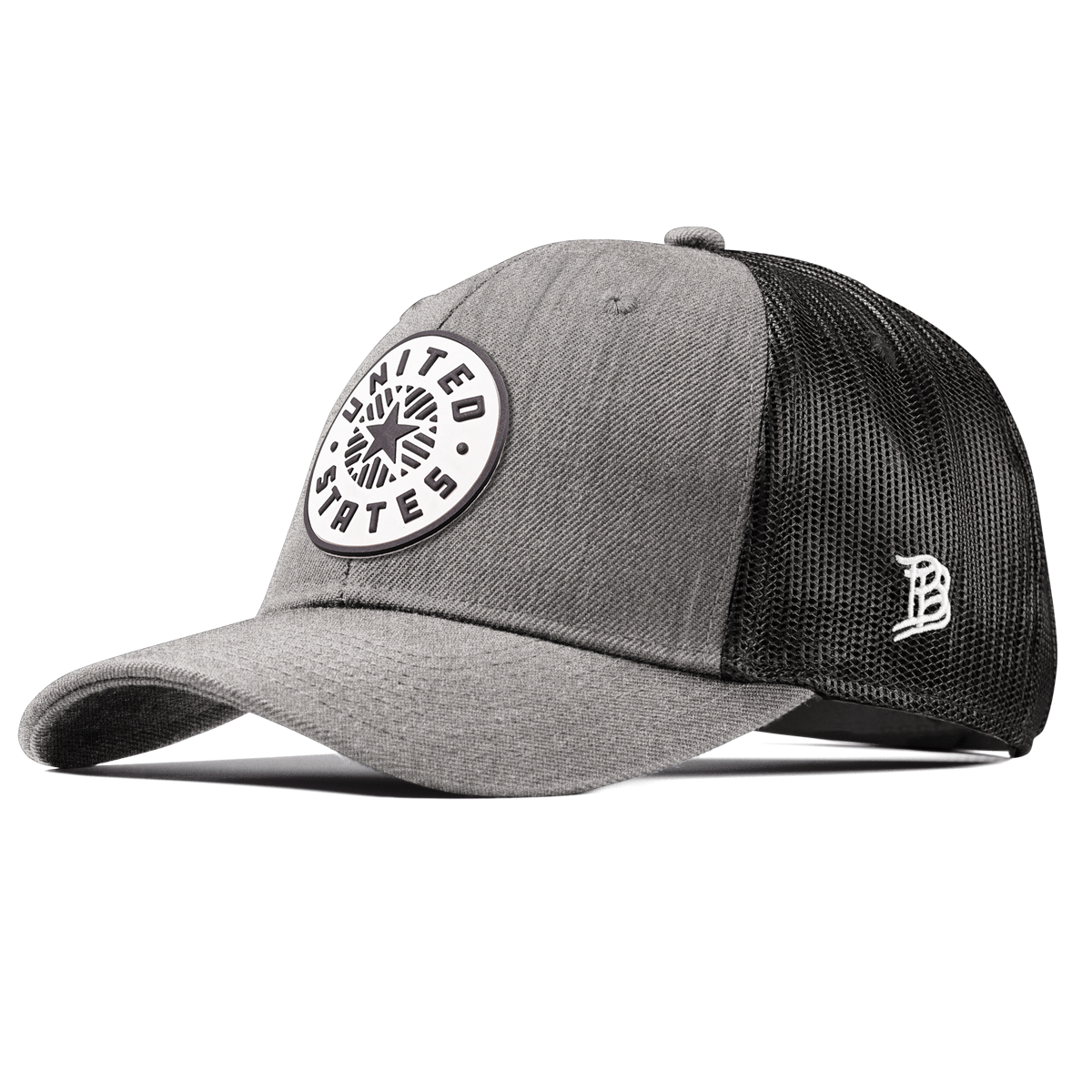 Anthem PVC Curved Trucker Heather Gray