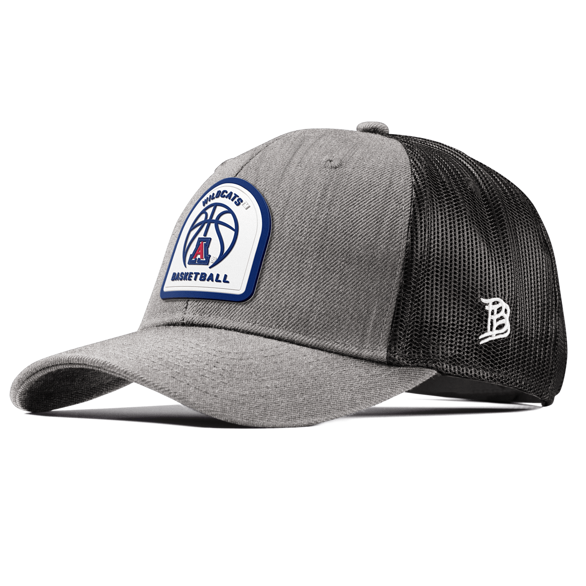 University of Arizona "Arizona Basketball" Curved Trucker Heather Gray