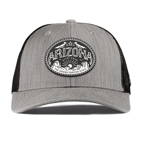 Arizona Traveler Curved Trucker Heather Gray