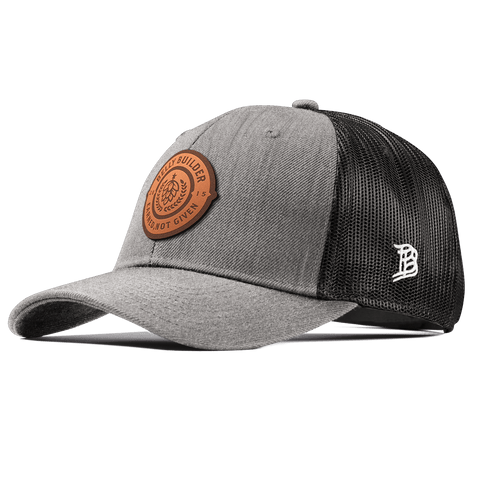 Belly Builder Curved Trucker Heather Gray