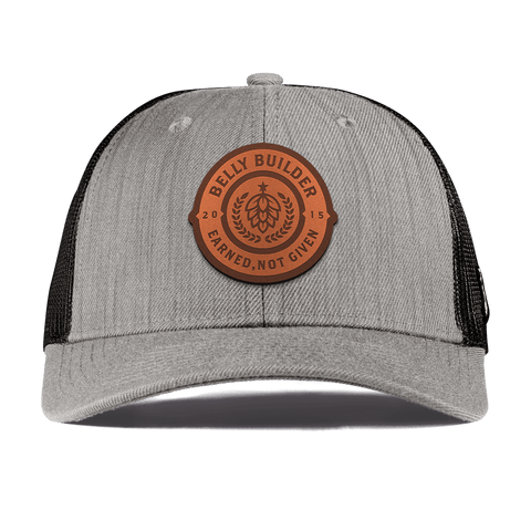 Belly Builder Curved Trucker Heather Gray