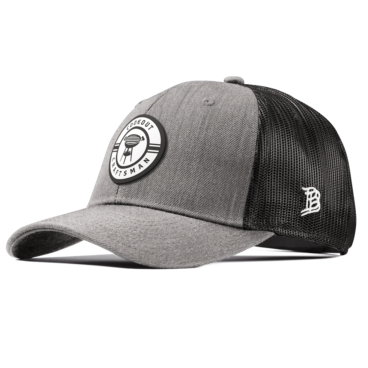 Cookout Craftsman Curved Trucker Heather Gray