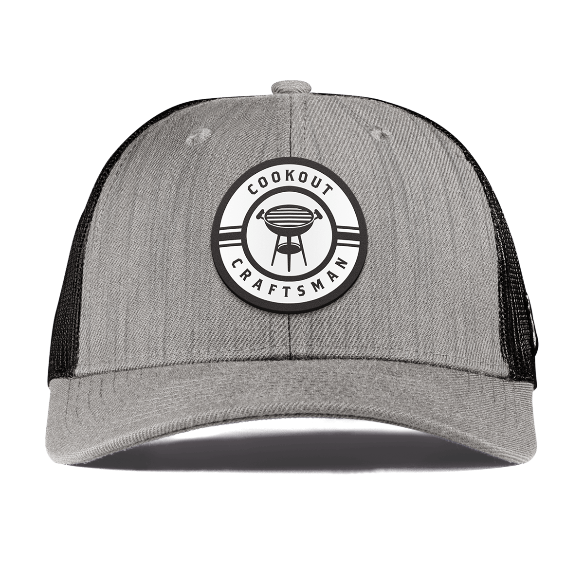 Cookout Craftsman Curved Trucker Heather Gray