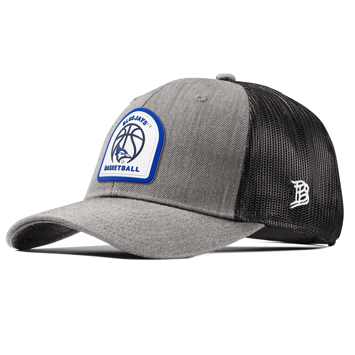 Creighton University "Creighton Basketball" Curved Trucker Heather Gray