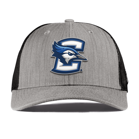 Creighton University "Creighton Block" Curved Trucker Heather Gray