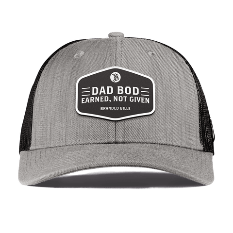 Dad Bod Curved Trucker Heather Gray