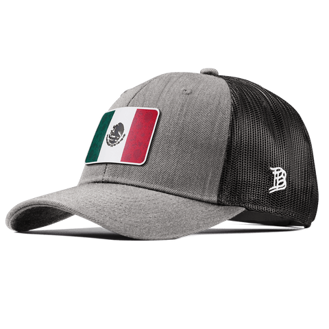 Fiesta Flag Curved Trucker Heather Gray