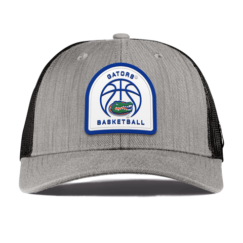 University of Florida "Gator Basketball" Curved Trucker Heather Gray