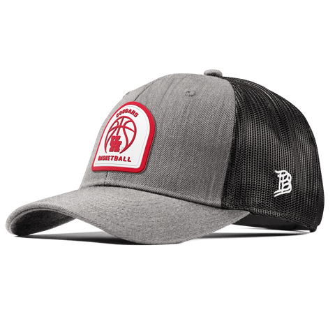 University of Houston "Houston Basketball" Curved Trucker Heather Gray