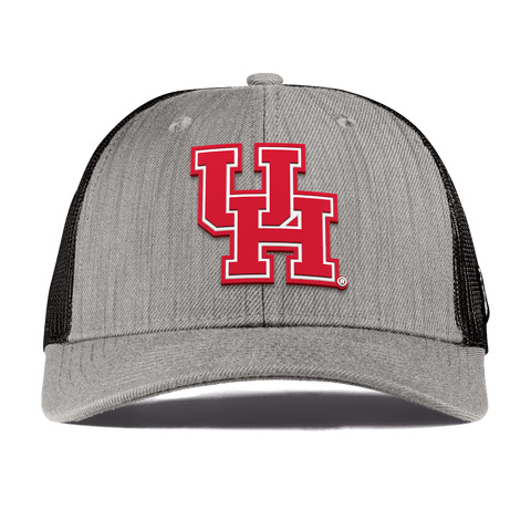 University of Houston "Houston Block" Curved Trucker Heather Gray