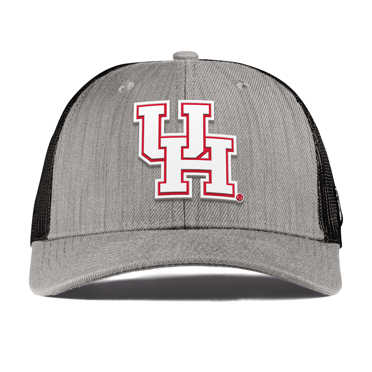 University of Houston "Houston Block" Curved Trucker Heather Gray