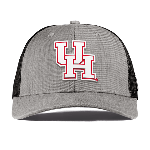 University of Houston "Houston Block" Curved Trucker Heather Gray