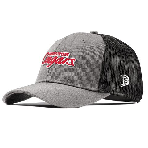 University of Houston "Houston Cougars" Curved Trucker Heather Gray