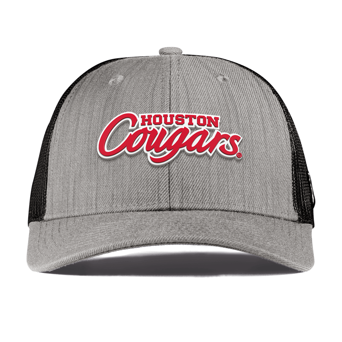 University of Houston "Houston Cougars" Curved Trucker Heather Gray