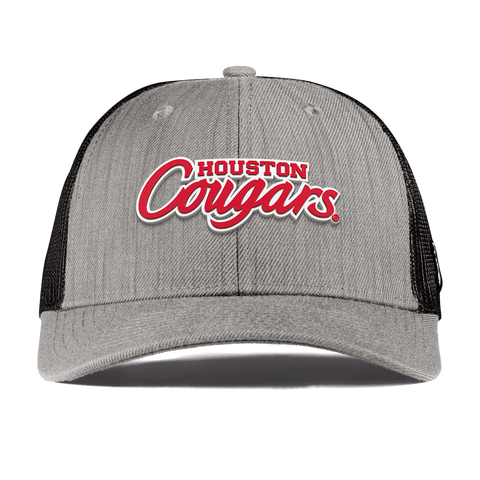 University of Houston "Houston Cougars" Curved Trucker Heather Gray