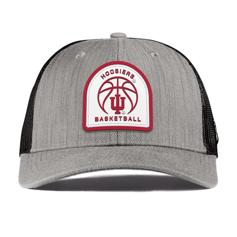 Indiana University "Indiana Basketball" Curved Trucker Heather Gray