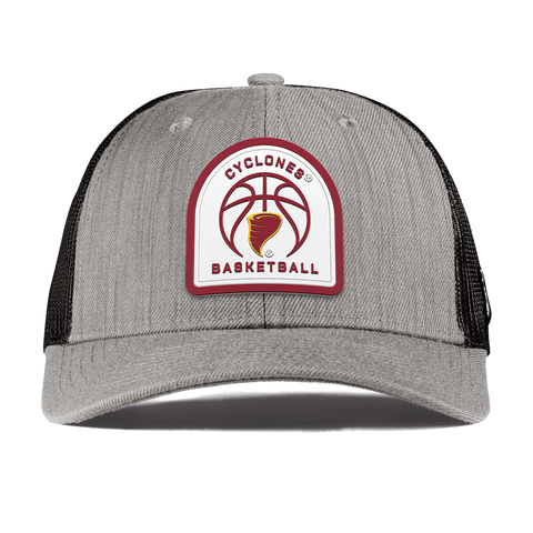 Iowa State University "Iowa State Basketball" Curved Trucker Heather Gray
