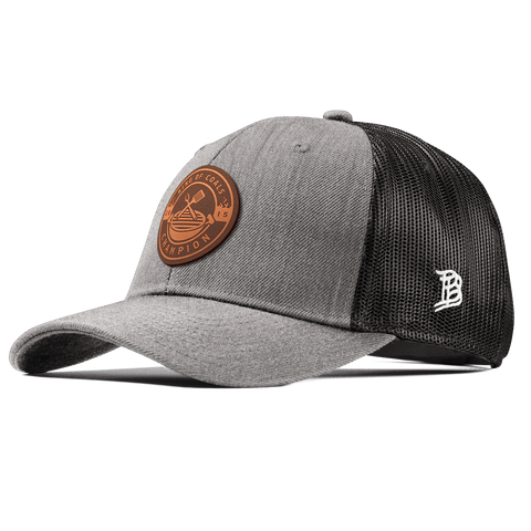 King of Coals Curved Trucker Heather Gray