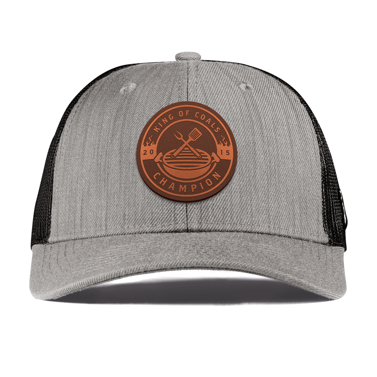 King of Coals Curved Trucker Heather Gray