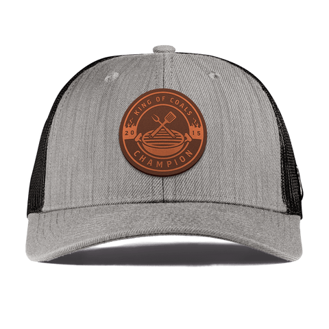 King of Coals Curved Trucker Heather Gray