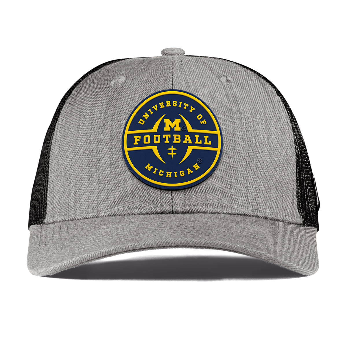 University of Michigan "Michigan Football Legacy" Curved Trucker Heather Gray