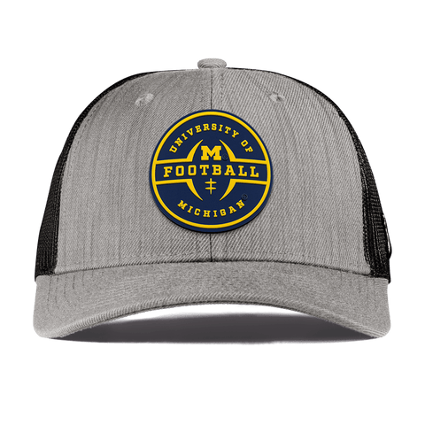 University of Michigan "Michigan Football Legacy" Curved Trucker Heather Gray