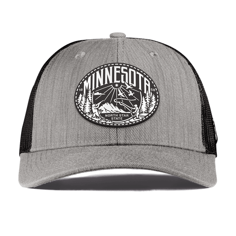 Minnesota Traveler Curved Trucker Heather Gray