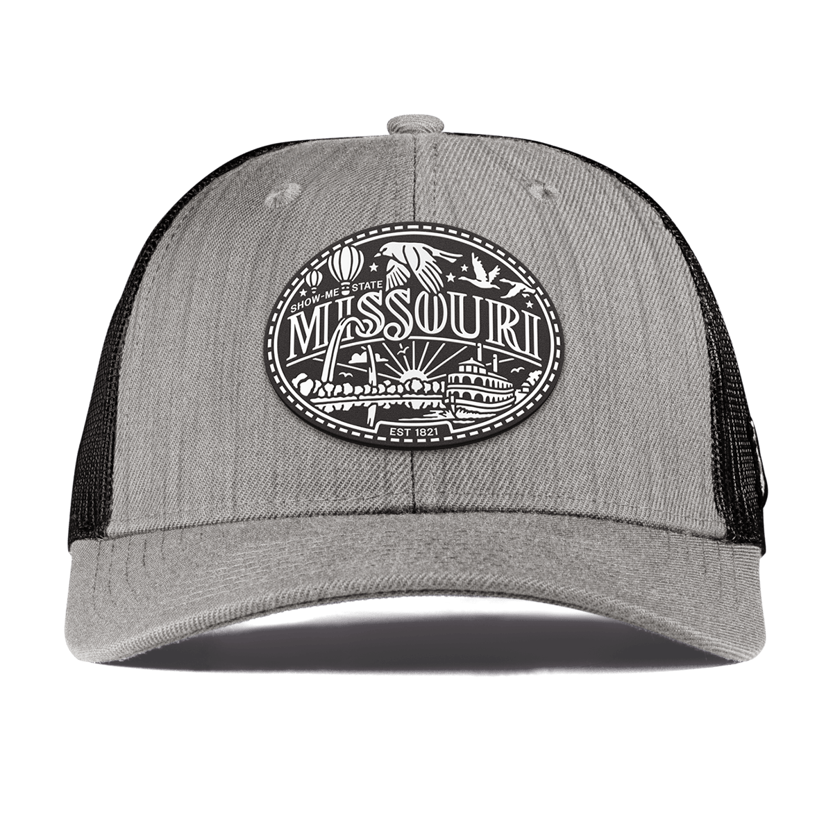 Missouri Traveler Curved Trucker Heather Gray